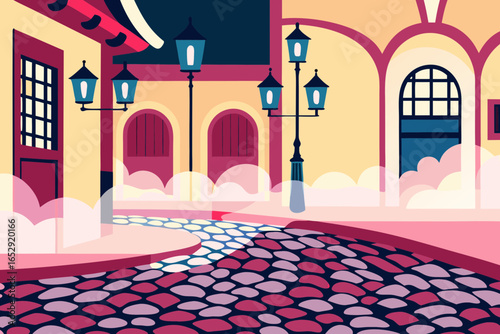 Stylized Street Scene