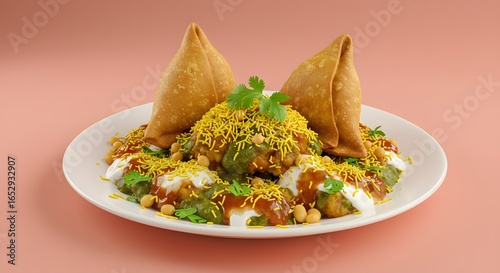 Delicious Samosa Chaat: Indian Street Food Delight