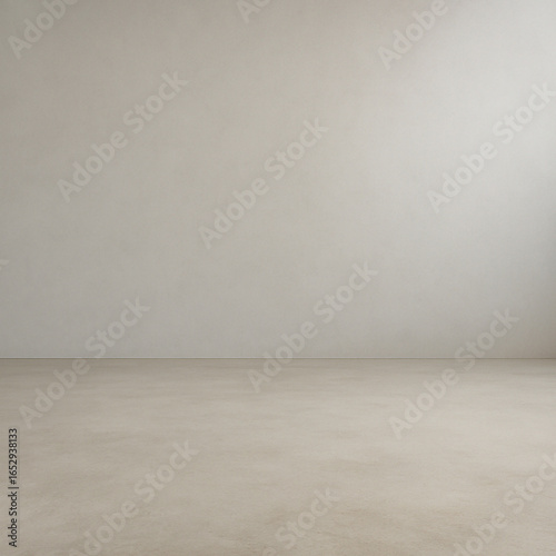 empty room with concrete wall