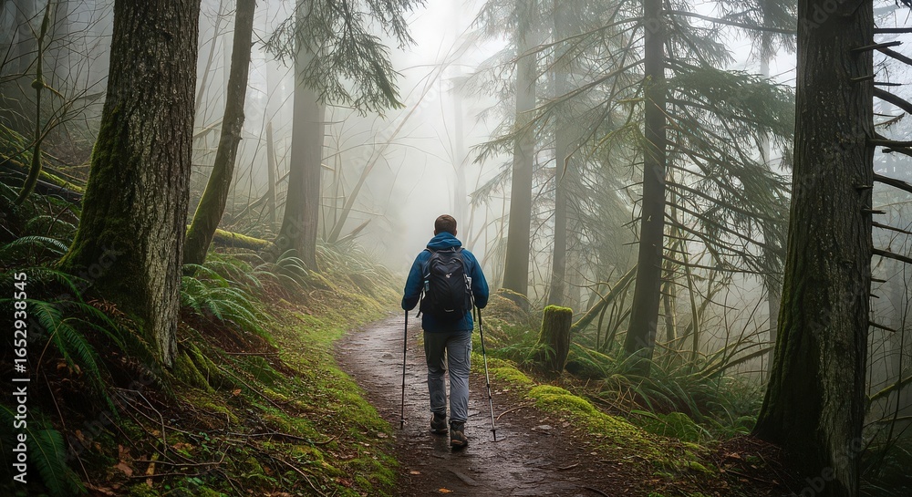 Obraz premium walking in the woods