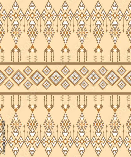 Colorful ikar fabric pattern for background design. Patterns for clothing, tablecloths , bed sheets , pillowcases and backgrounds for various designs.