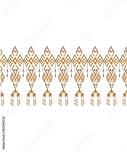 Colorful ikar fabric pattern for background design. Patterns for clothing, tablecloths , bed sheets , pillowcases and backgrounds for various designs.