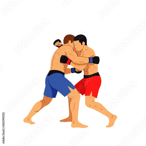 boxer cartoon illustration