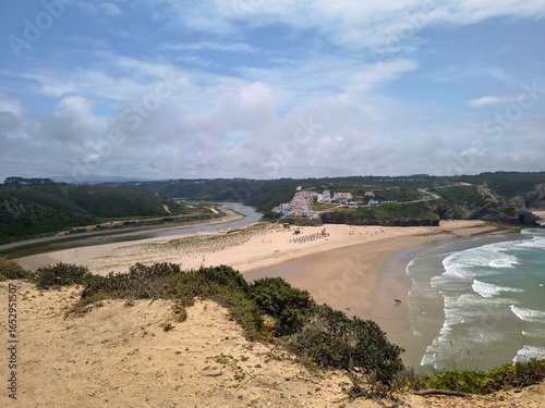 A small village on the coast of Portugal