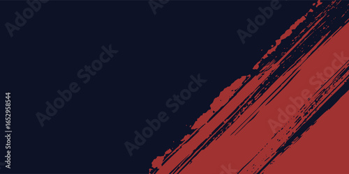 Red halftone dots blue color pattern gradient grunge texture background. Dot pop art comic sport style sport background modern arts