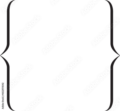 Curly Brackets Vector Illustration