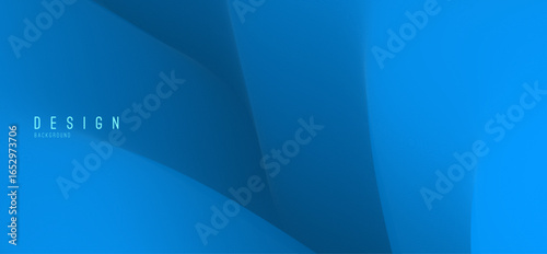 Abstract background. Dynamic effect. Color gradient. Smooth folds diverge in different directions. The effect of deepening the surface. Illustration for brochure, poster, cover, card, flyer or banner.