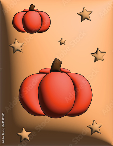 3d pumpkin 