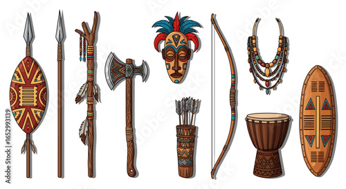 Tribal African Artifacts Collection: A Glimpse into Traditional Craftsmanship and Culture