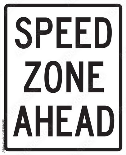 speed zone ahead