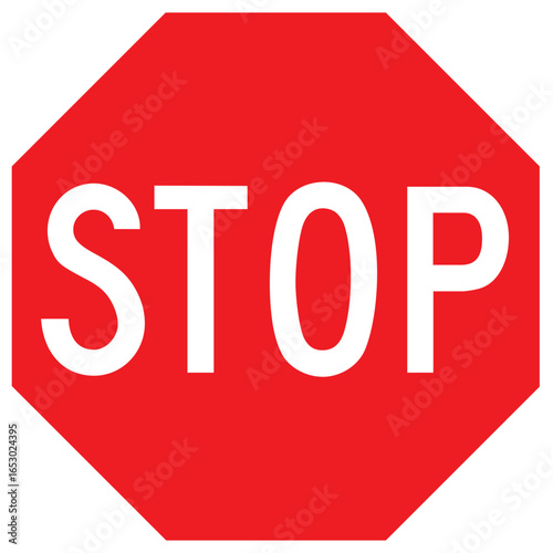 stop road sign