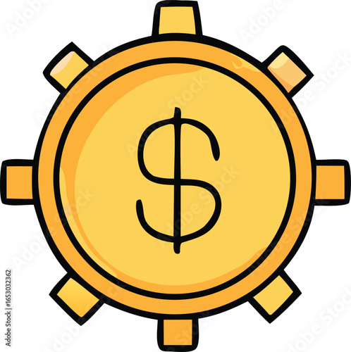 dollar sign with dollar