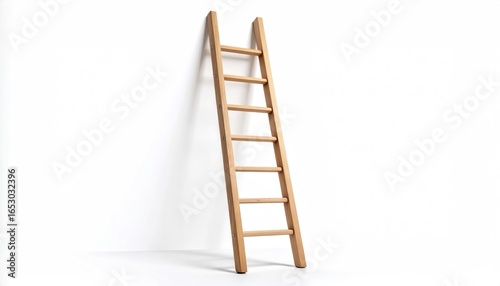 Stylish Wooden Ladder Leaner Ladder Home Decor Interior Design Rustic Ladder Seven Rungs Light Wood