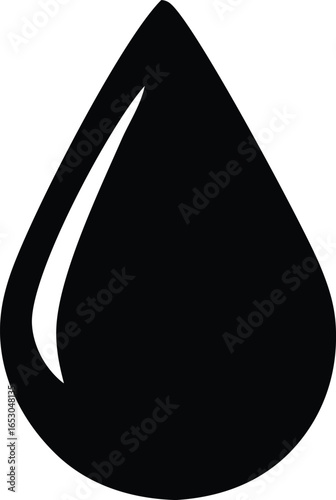 oil drop vector illustration