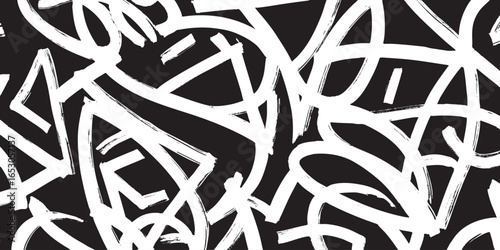 Grunge graffiti brush stroke vector background. Use this texture in vector format to make your work stand out. It can be used as a background or foreground image of any size.