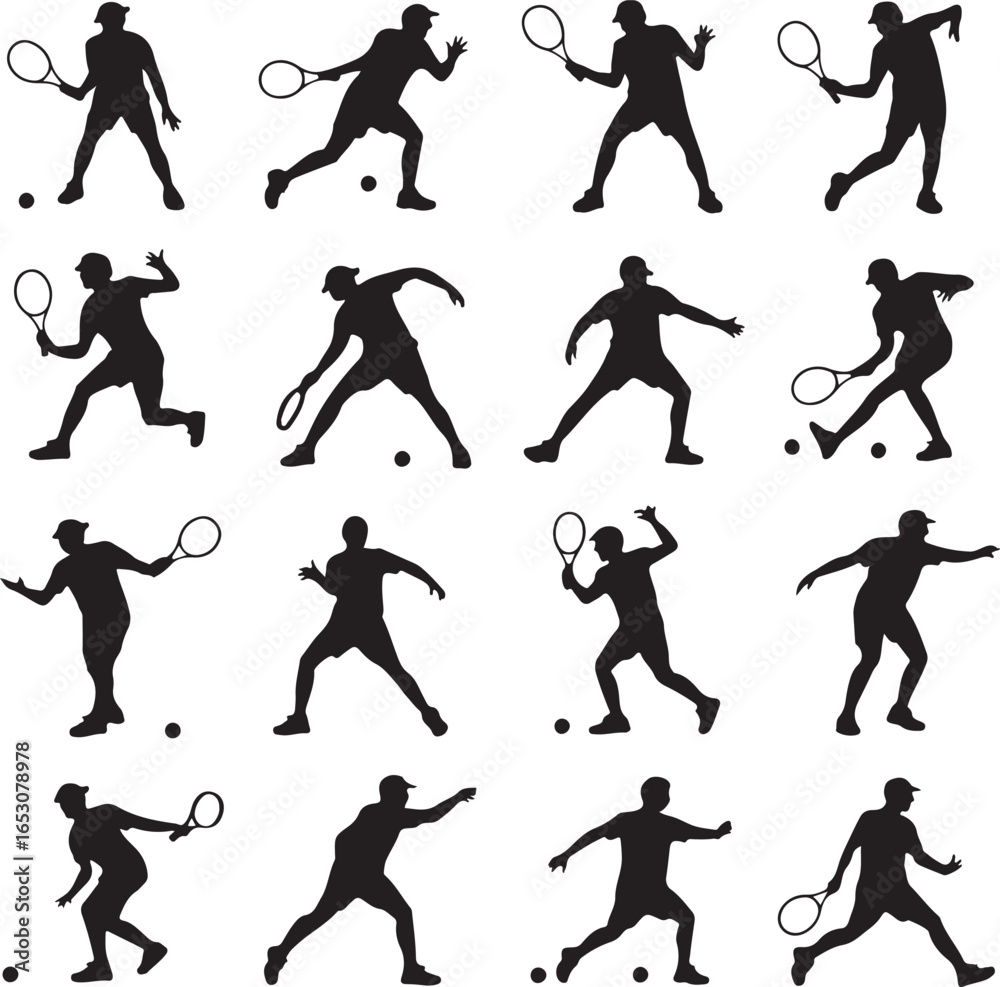 custom made wallpaper toronto digitalTennis Player Silhouette Vector – Sports Design Collection
Tennis Racket and Ball Vector Bundle – Athlete Action Silhouettes
Tennis Silhouette Vector Set – Sport Icon and Logo Design