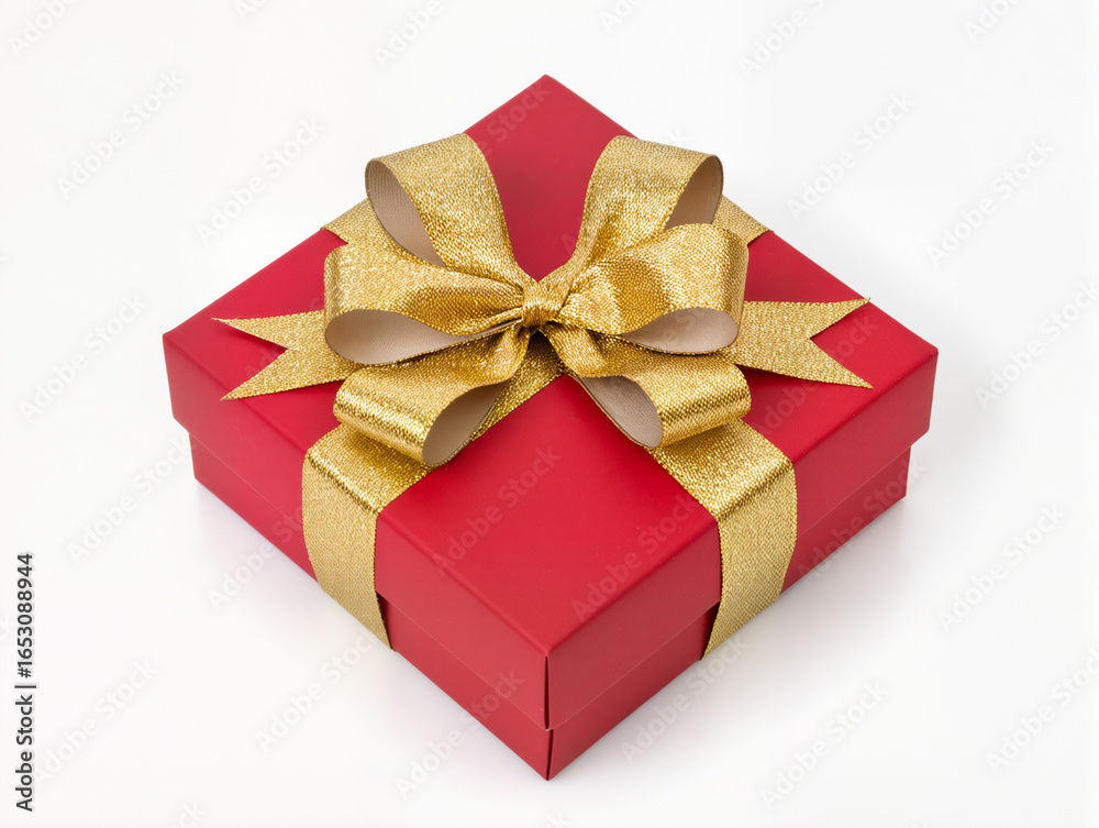 Obraz premium red gift box