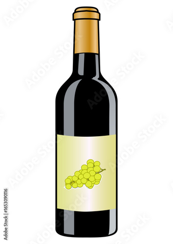 Bottle of white wine