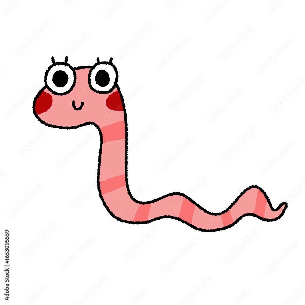 Obraz premium pink snake