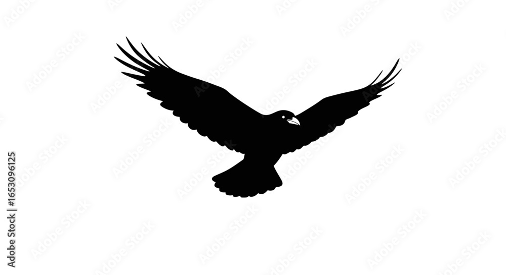 Soaring Silhouette An Eagle in Flight - imagefx_vvbh7k_via_RJ_ImageFX_Auto.ai captures the essence of freedom