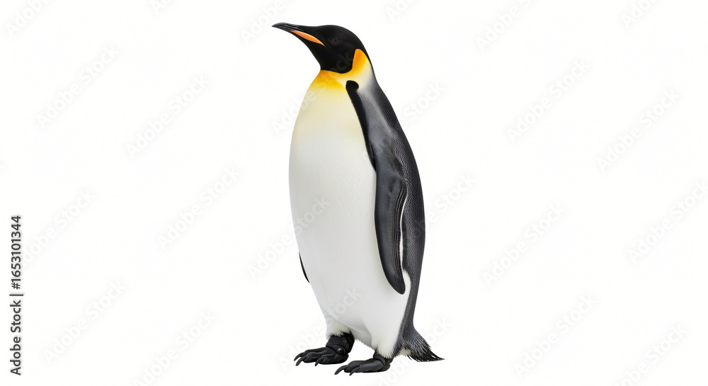 Fototapeta premium Emperor Penguin Isolated on White Background