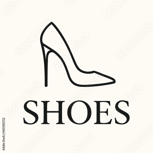 high heel shoe