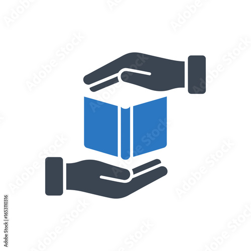 Book Care Icon Hand Protection