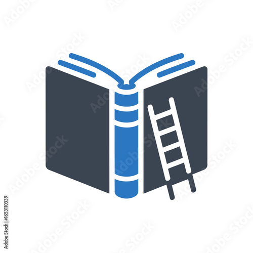 Ladder to Knowledge Icon Book