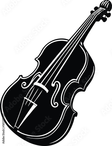 violin isolated on white