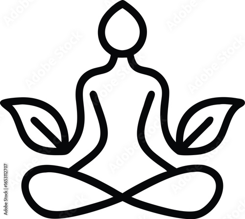 yoga lotus position