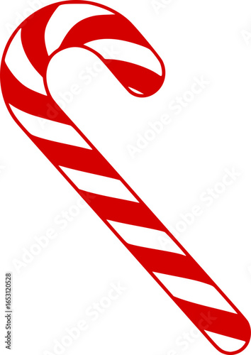 Christmas candy cane stripes vector illustration