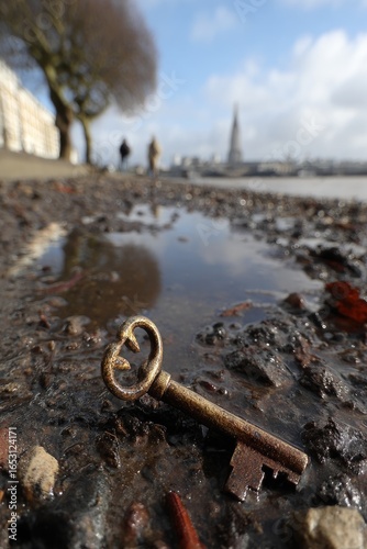 Lost Key in a Puddle