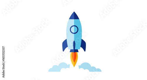 rocket in space
