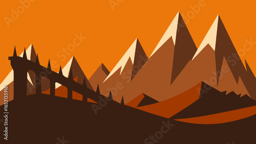 A Mountain Range That is Actually a Colossal Ruined Statue