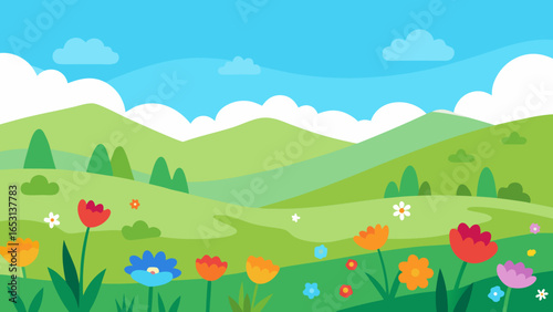 Explore a Vibrant Summer Meadow Bursting with Colorful Wildflowers