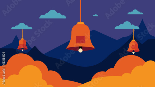 Discover the Mystical Valley of Giant Silent Bells Hanging from Cliffs