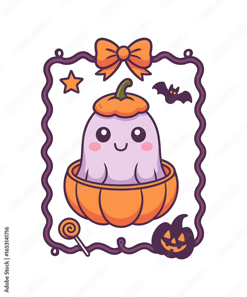 Obraz premium Coquette Halloween design