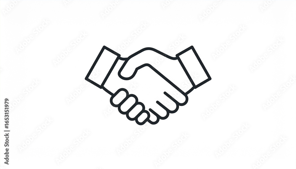 handshake icon vector illustration handshake icon vector illustration
