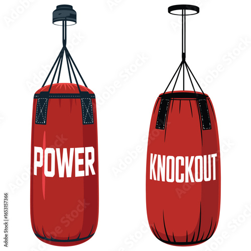 red boxing gloves