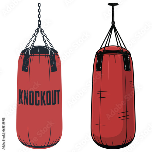 red boxing gloves