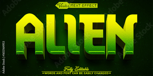 Alien Galaxy Vector Fully Editable Smart Object Text Effect