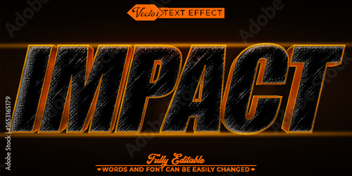  Impact Force Collision Vector Fully Editable Smart Object Text Effect