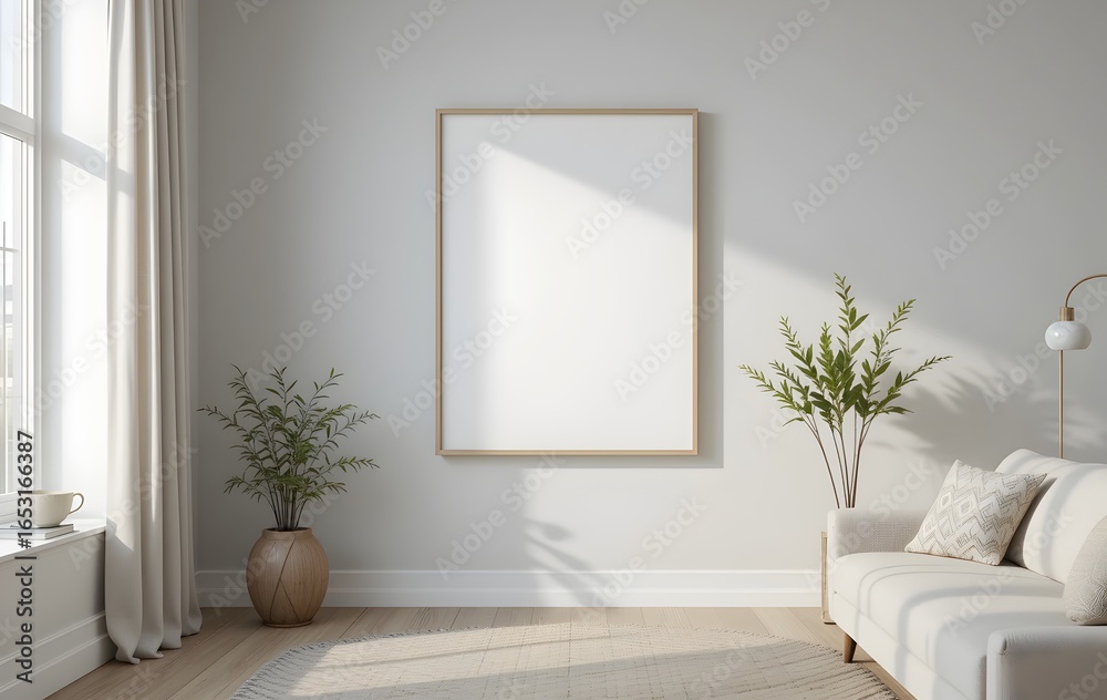 modern living room with white sofa modern living room with white sofa