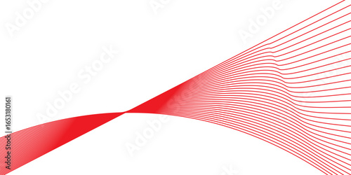 Red shiny sparks of spiral wave. A curved bright line of speed is spinning.background