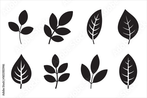 Fall T-Shirt Design Bundle – Pumpkins, Leaves & Acorns Silhouettes