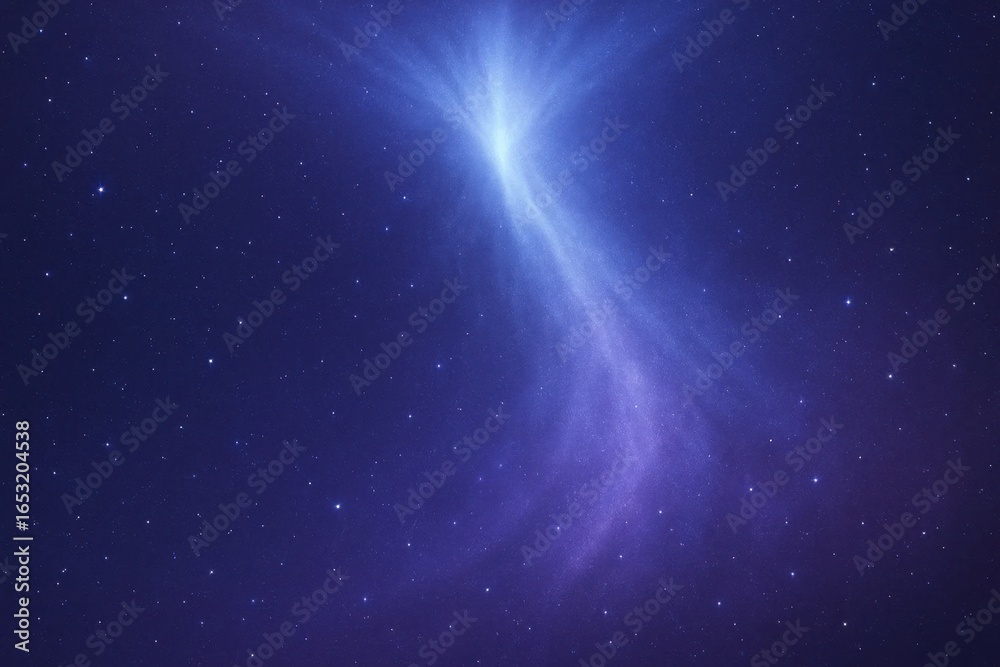 Fototapeta premium A cosmic dance of light and shadow in the vast expanse of space