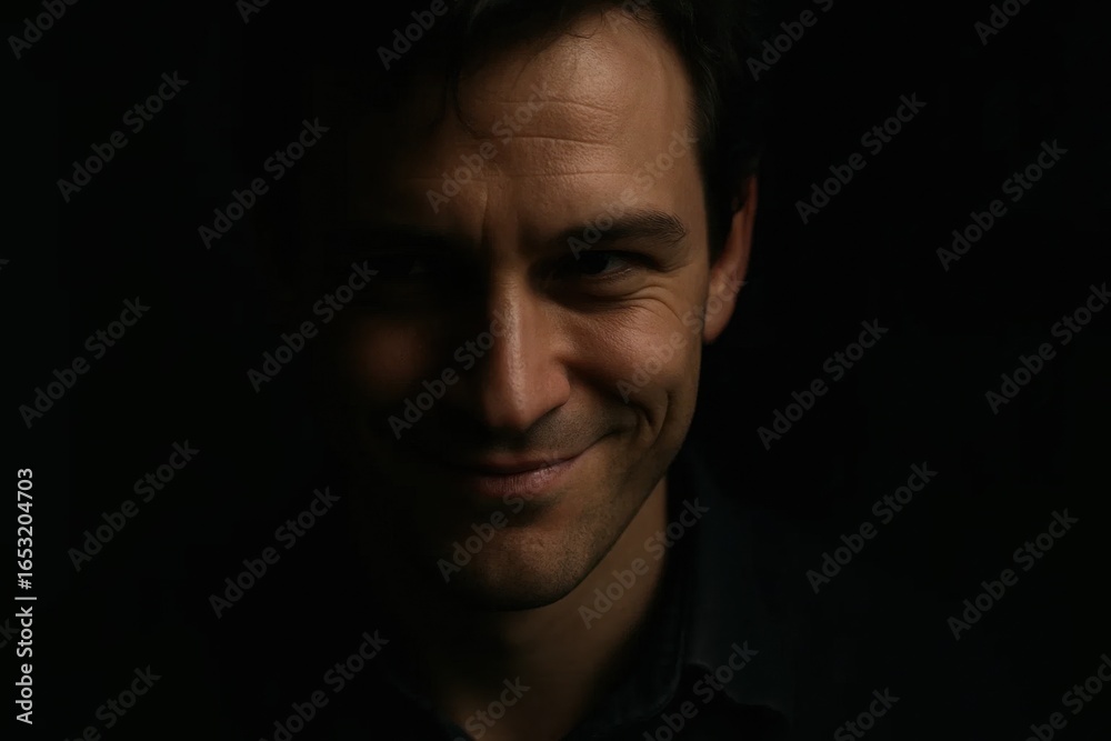 Obraz premium A moment of joy captured in shadows