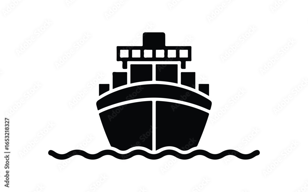 Obraz premium sailing ship vector illustration