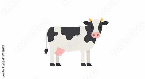 cow with milk