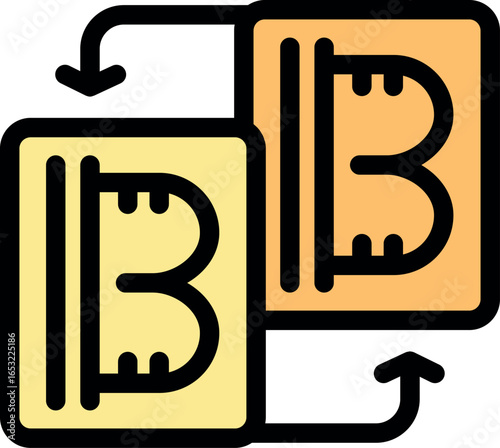 Baht currency exchange converting transferring sending receiving trading cryptocurrency